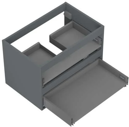 Praustuvo spintelės korpusas Mexen Box-A, 70 cm, 2 stalčiai, Graphite matt