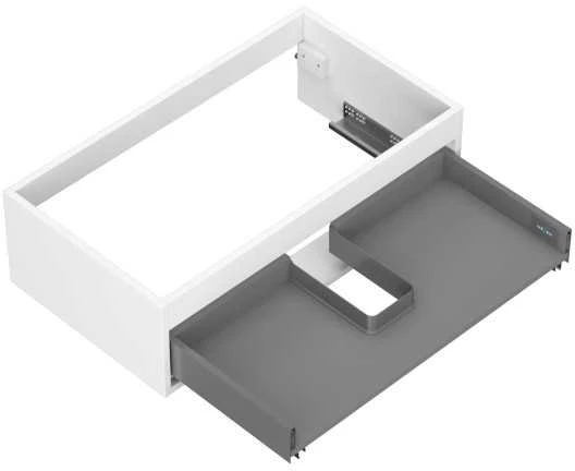 Praustuvo spintelės korpusas Mexen Box-A, 80 cm, 1 stalčius, Baltas matt