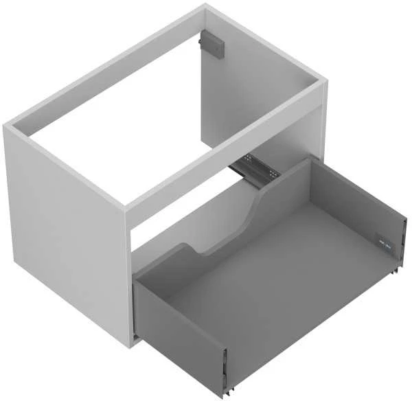 Praustuvo spintelės korpusas Mexen Box-A, 70 cm, 1 stalčius, Pilkas matt