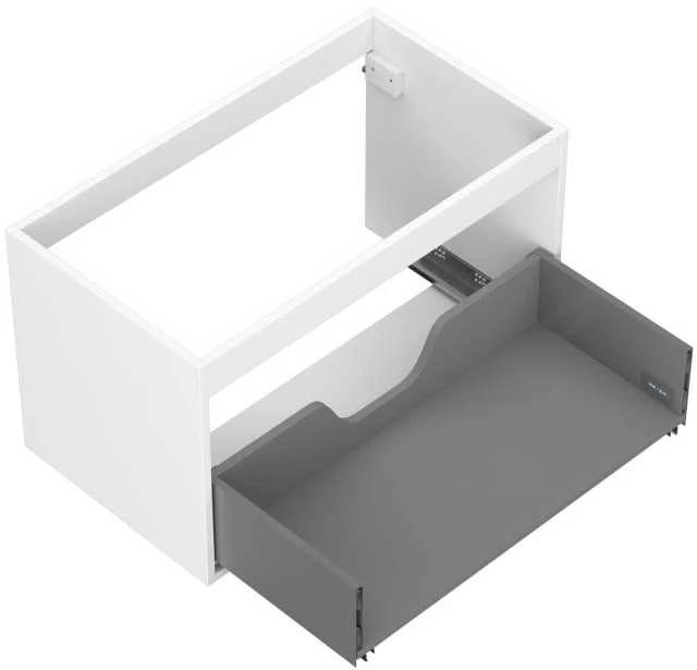Praustuvo spintelės korpusas Mexen Box-A, 80 cm, 1 stalčius, Baltas matt