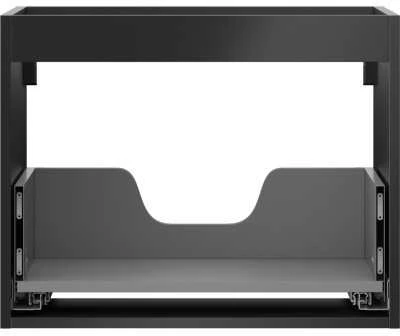 Praustuvo spintelės korpusas Mexen Box-A, 60 cm, 1 stalčius, Juodas matt