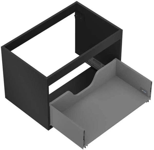 Praustuvo spintelės korpusas Mexen Box-A, 70 cm, 1 stalčius, Juodas matt