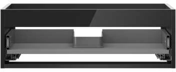 Praustuvo spintelės korpusas Mexen Box-A, 70 cm, 1 stalčius, Juodas glossy