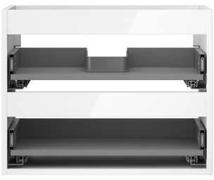 Praustuvo spintelės korpusas Mexen Box-A, 60 cm, 2 stalčiai, Baltas glossy