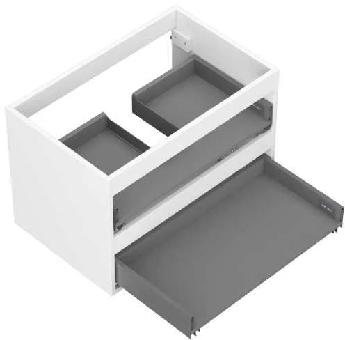 Praustuvo spintelės korpusas Mexen Box-A, 70 cm, 2 stalčiai, Baltas matt