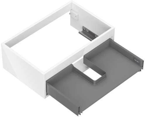 Praustuvo spintelės korpusas Mexen Box-A, 70 cm, 1 stalčius, Baltas glossy