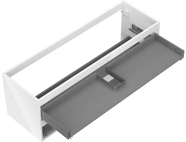 Praustuvo spintelės korpusas Mexen Box-A, 140 cm, 2 stalčiai, Baltas glossy