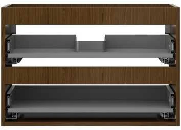 Praustuvo spintelės korpusas Mexen Box-A, 70 cm, 2 stalčiai, Nut