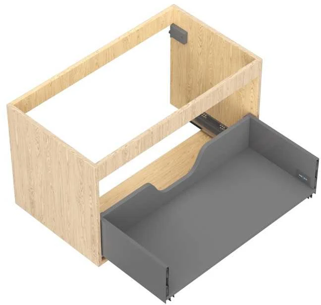 Praustuvo spintelės korpusas Mexen Box-A, 80 cm, 1 stalčius, Oak