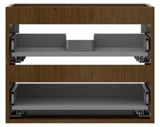 Praustuvo spintelės korpusas Mexen Box-A, 60 cm, 2 stalčiai, Nut