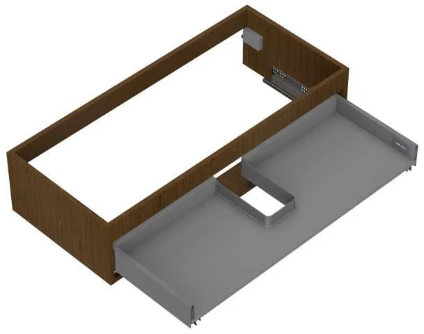 Praustuvo spintelės korpusas Mexen Box-A, 100 cm, 1 stalčius, Nut