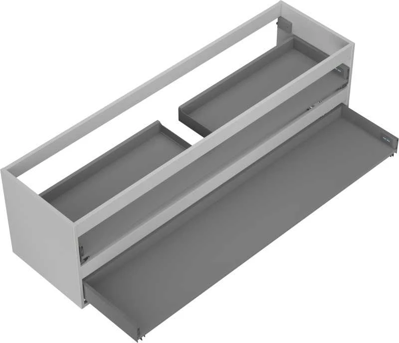 Praustuvo spintelės korpusas Mexen Box-A, 160 cm, 2 stalčiai, Pilkas matt