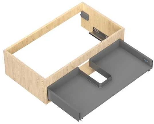 Praustuvo spintelės korpusas Mexen Box-A, 80 cm, 1 stalčius, Oak