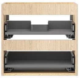 Praustuvo spintelės korpusas Mexen Box-A, 50 cm, 2 stalčiai, Oak