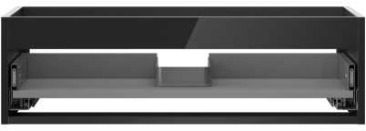 Praustuvo spintelės korpusas Mexen Box-A, 80 cm, 1 stalčius, Juodas glossy