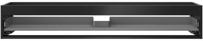 Praustuvo spintelės korpusas Mexen Box-A, 140 cm, 1 stalčius, Juodas matt