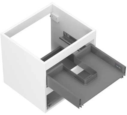 Praustuvo spintelės korpusas Mexen Box-A, 50 cm, 2 stalčiai, Baltas matt