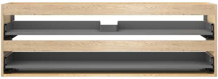 Praustuvo spintelės korpusas Mexen Box-A, 140 cm, 2 stalčiai, Oak