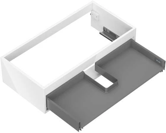 Praustuvo spintelės korpusas Mexen Box-A, 90 cm, 1 stalčius, Baltas glossy