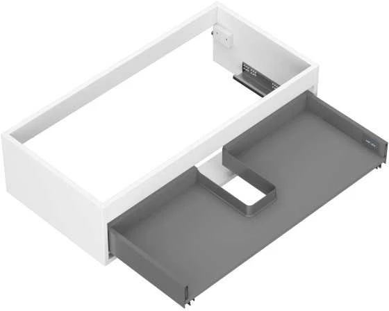 Praustuvo spintelės korpusas Mexen Box-A, 90 cm, 1 stalčius, Baltas matt