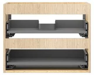 Praustuvo spintelės korpusas Mexen Box-A, 60 cm, 2 stalčiai, Oak