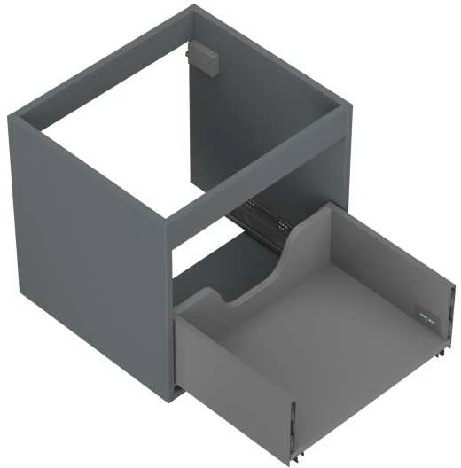 Praustuvo spintelės korpusas Mexen Box-A, 50 cm, 1 stalčius, Graphite matt