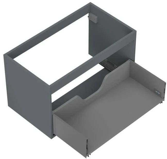 Praustuvo spintelės korpusas Mexen Box-A, 80 cm, 1 stalčius, Graphite matt
