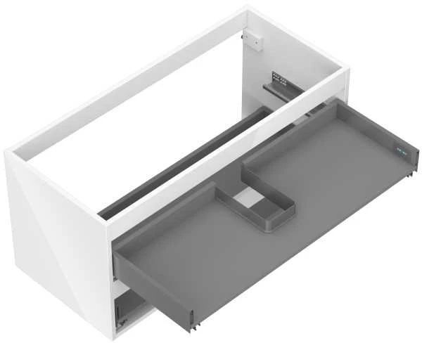 Praustuvo spintelės korpusas Mexen Box-A, 100 cm, 2 stalčiai, Baltas glossy