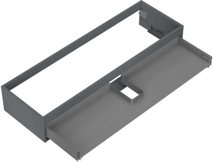 Praustuvo spintelės korpusas Mexen Box-A, 140 cm, 1 stalčius, Graphite matt
