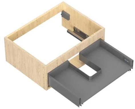 Praustuvo spintelės korpusas Mexen Box-A, 60 cm, 1 stalčius, Oak