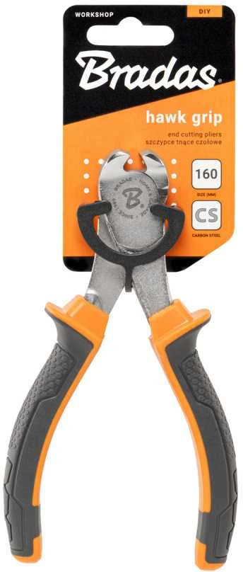 Priekinės pjovimo replės Bradas HAWK GRIP HOME & GARAGE, 160 mm
