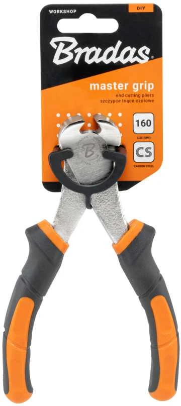 Priekinės pjovimo replės Bradas MASTER GRIP HOME & GARAGE, 160 mm, nikeliuotos
