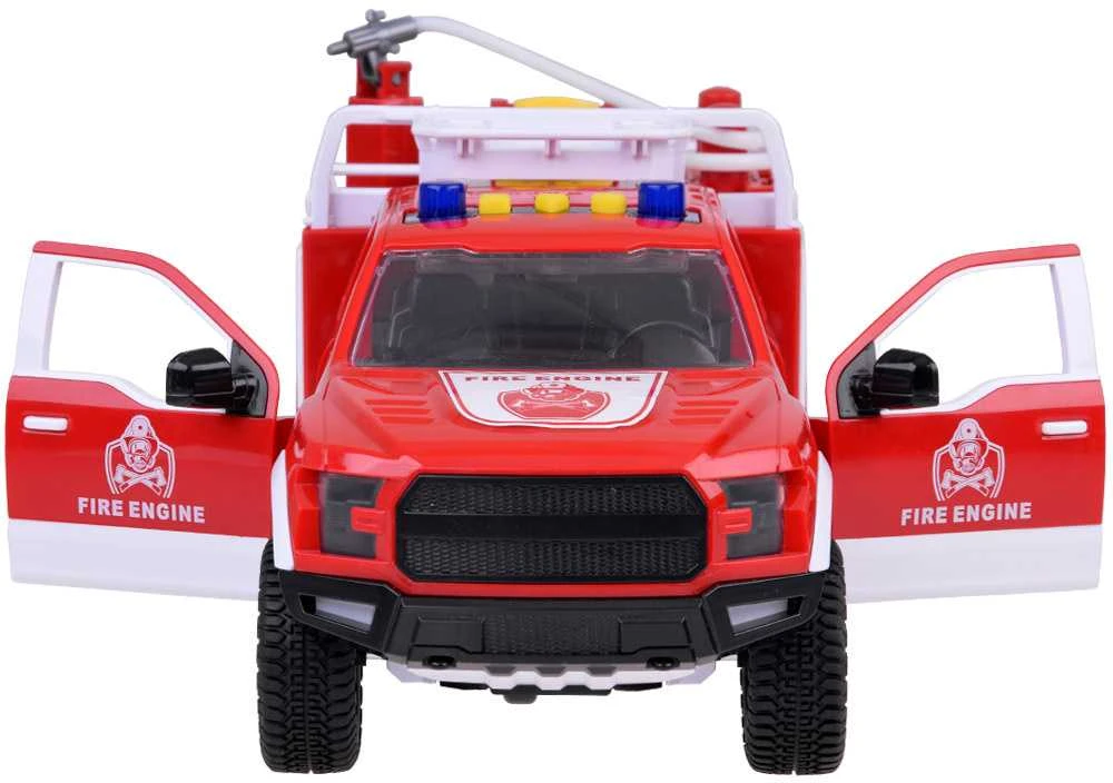 Priešgaisrinės tarnybos automobilis su garso ir šviesos efektais