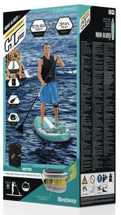 Pripučiama irklentė Bestway Stand Up Aqua Glider, 320 x 79 x 12 cm