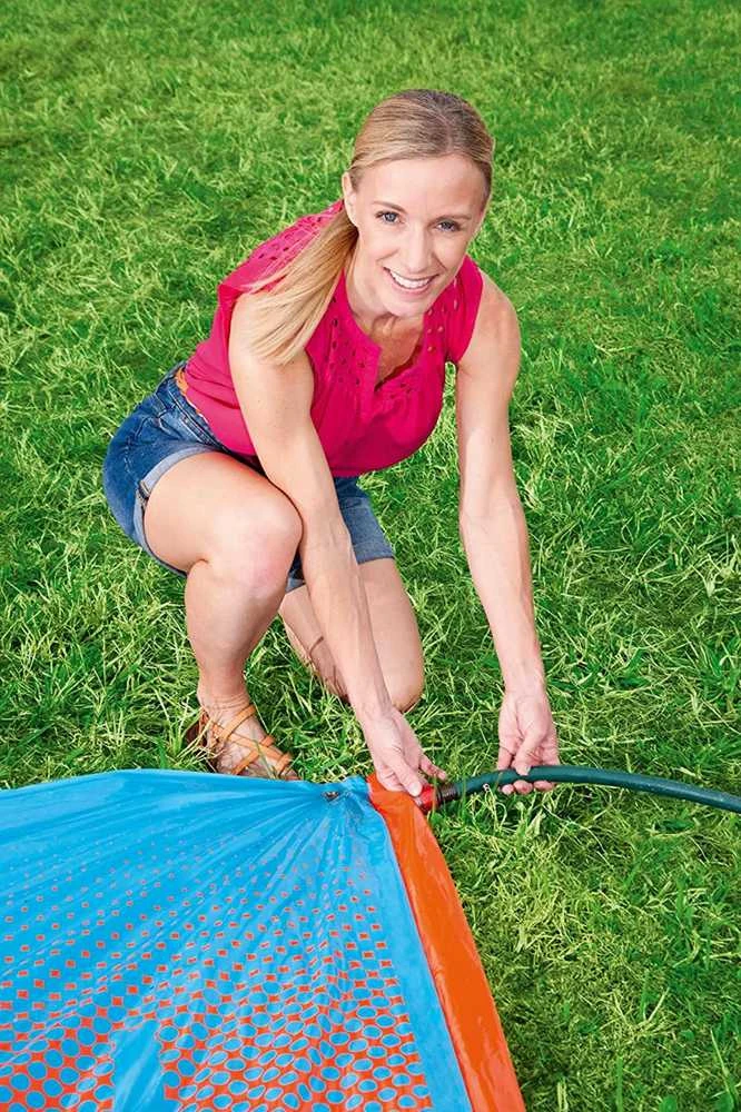 Pripučiama trivietė vandens čiuožynė Bestway, 488 cm
