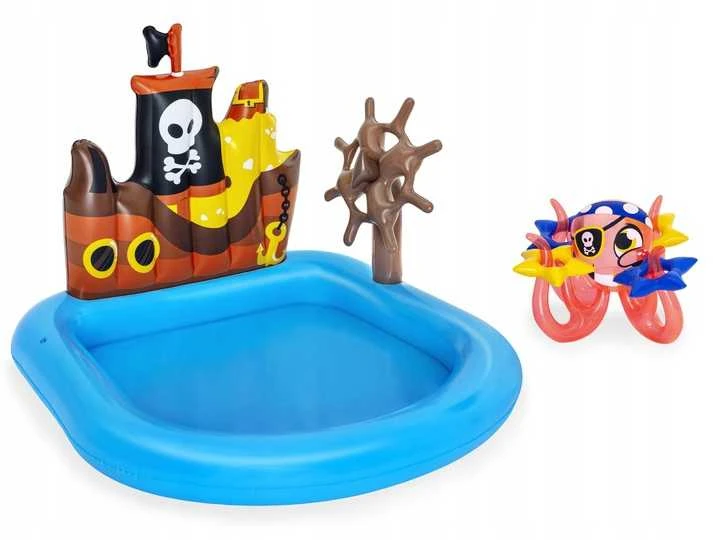 Pripučiamas baseinas Bestway Pirate ship, 140x130x104 cm