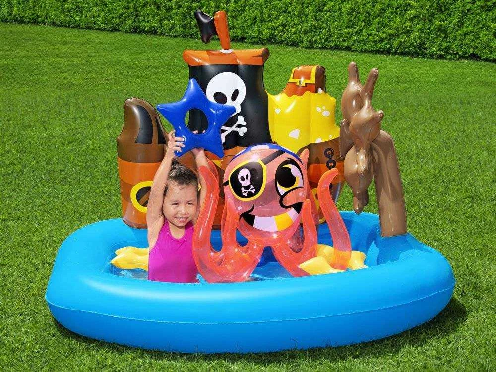 Pripučiamas baseinas Bestway Pirate ship, 140x130x104 cm