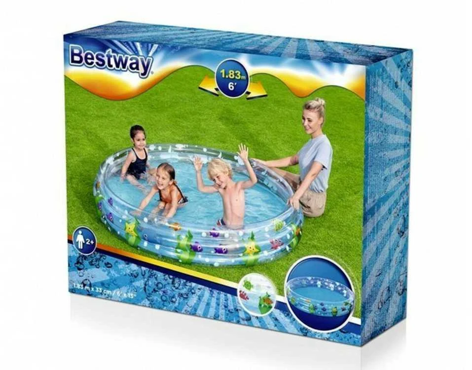 Pripučiamas baseinas vaikams Bestway 183 x 33 cm