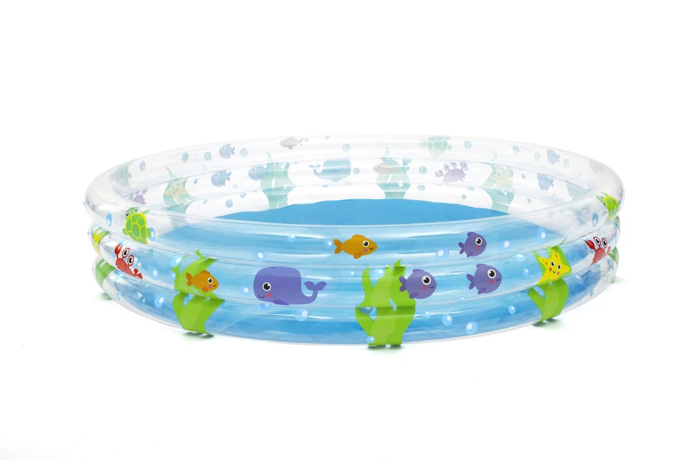 Bestway® vaikiškas pripučiamas baseinas Deep Dive Ø 183 x 33 cm, apvalus