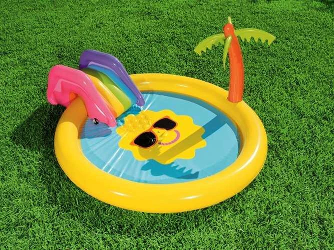 Pripučiamas baseinas vaikams su fontanu Bestway 237x201x104 cm
