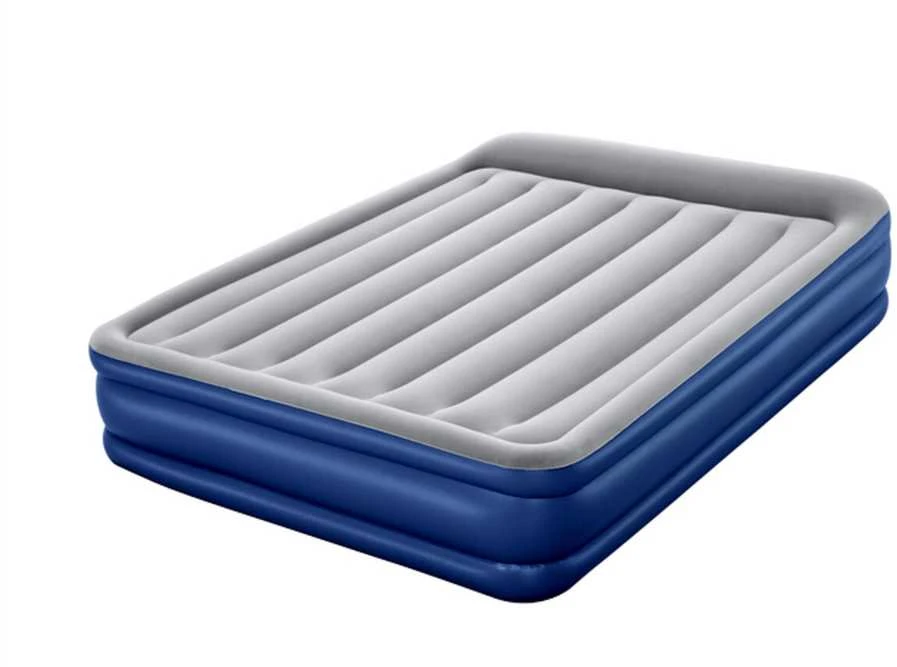 Pripučiamas čiužinys BESTWAY Tritech, pilka/mėlynas, 203 cm x 152 cm x 46 cm