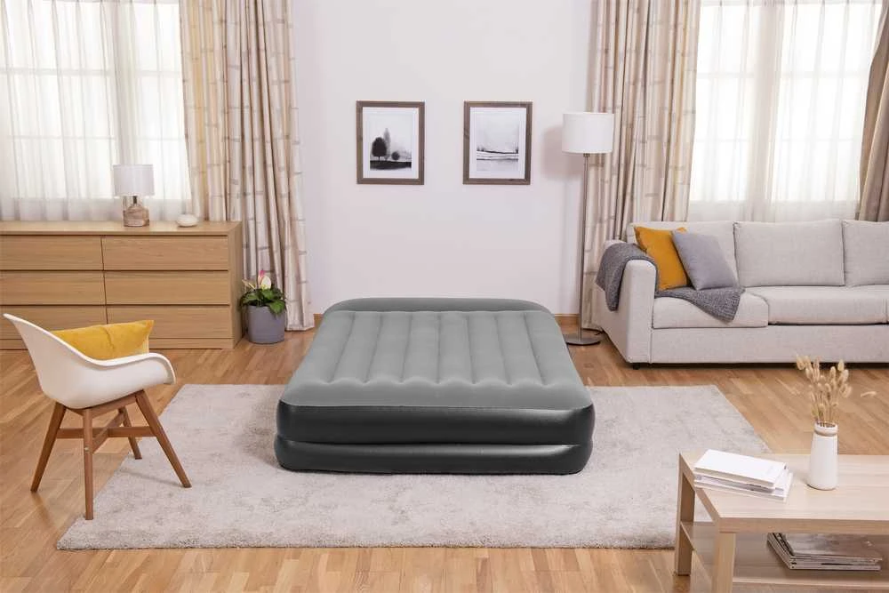 Bestway® Tritech Airbed Queen pripučiamas čiužinys su integruotu AC siurbliu 203x152x46 cm