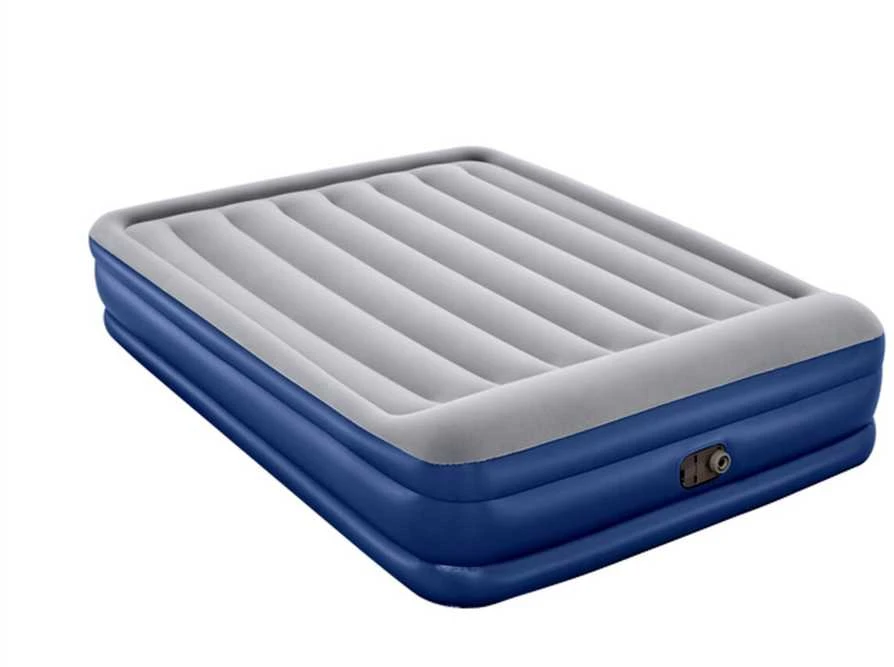 Pripučiamas čiužinys BESTWAY Tritech, pilka/mėlynas, 203 cm x 152 cm x 46 cm