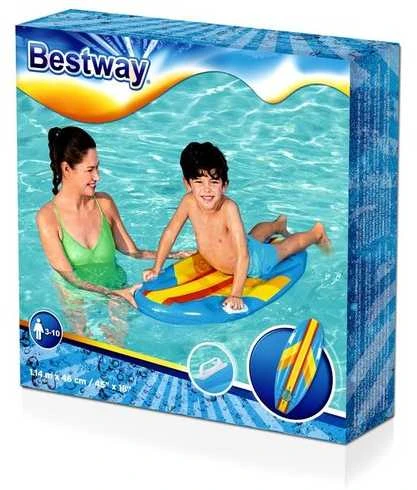 Pripučiamas čiužinys Bestway Banglentė, 114x46 cm, mėlynas