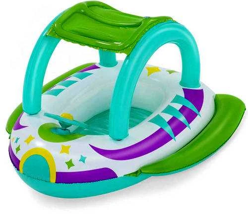 Pripučiamas čiužinys Bestway Space Boat, 107x112 cm