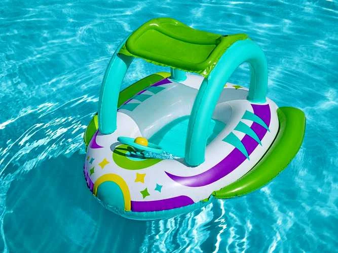 Pripučiamas čiužinys Bestway Space Boat, 107x112 cm