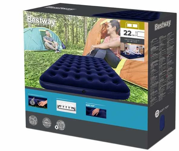 Pripučiamas dvigulis čiužinys Bestway Pavillo, 203x152 cm