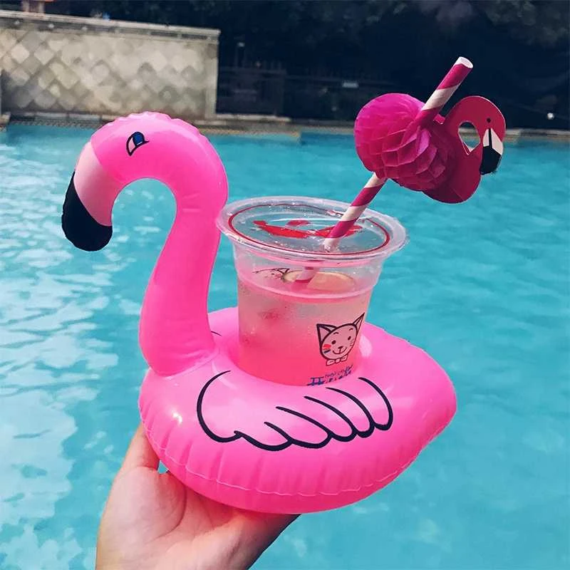 Pripučiamas gėrimų laikiklis Flamingas