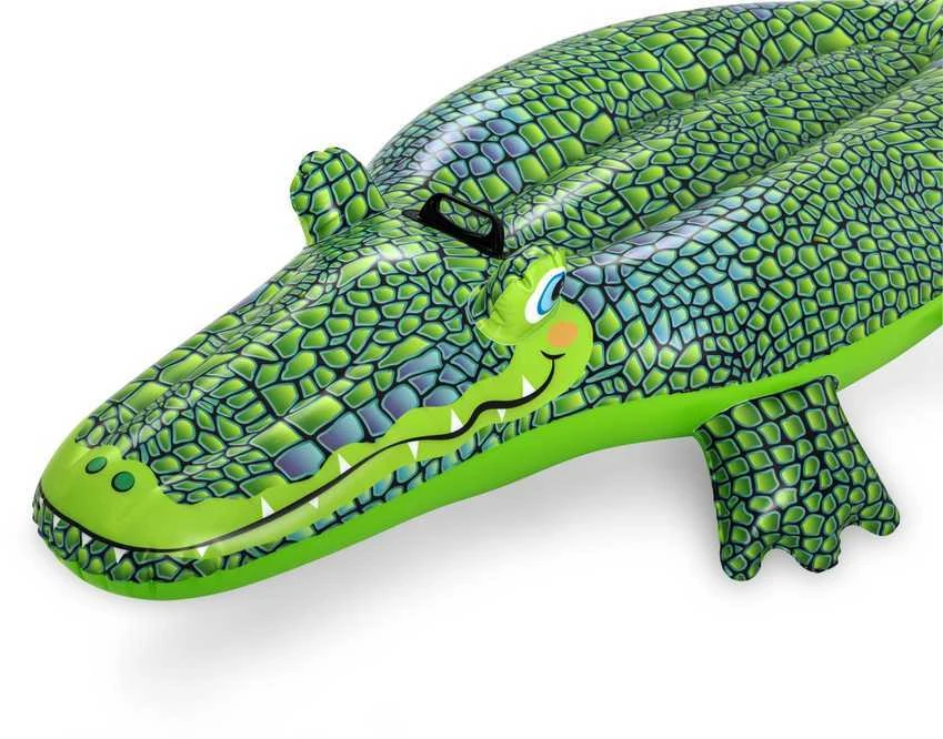Pripučiamas gultas Bestway Krokodilas, 152 x 71 cm, žalias