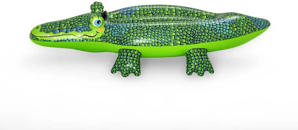 Pripučiamas gultas Bestway Krokodilas, 152 x 71 cm, žalias